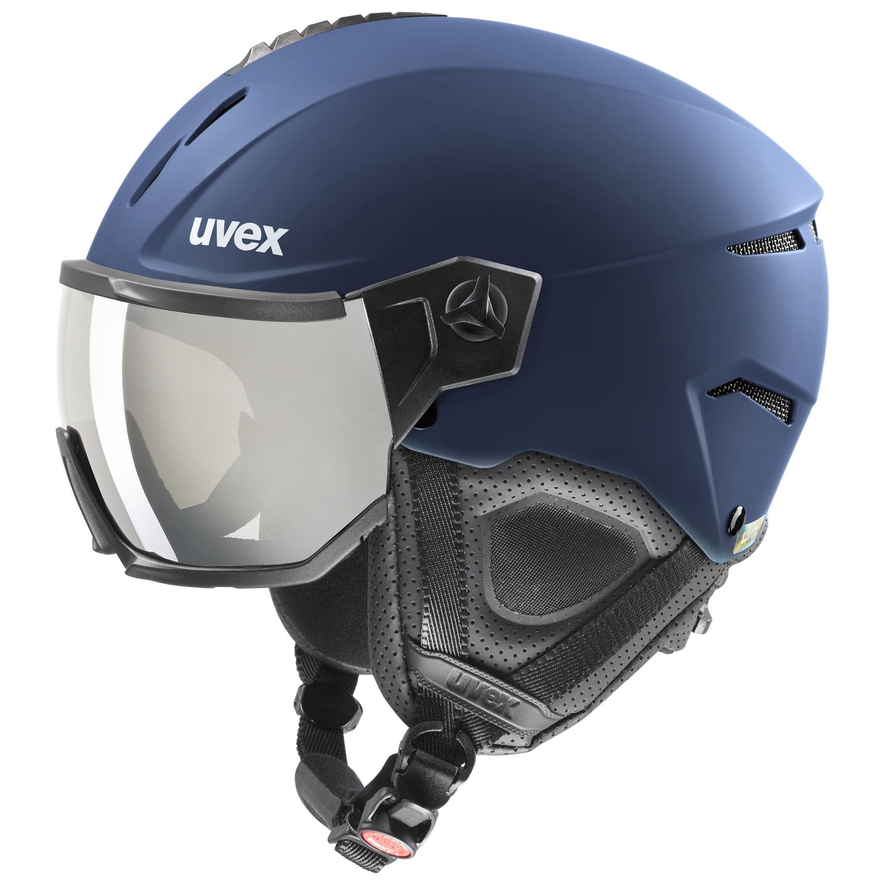 Uvex Instinct Visor laskettelukypärä visiirillä navy