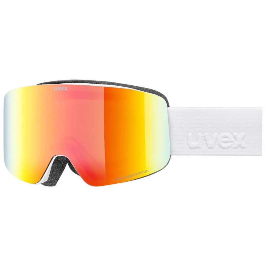 Uvex pwdr FM, laskettelulasit, junior, valkoinen