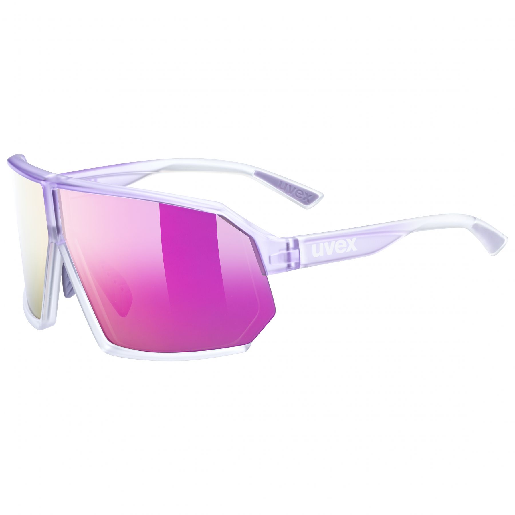 Uvex sportstyle 237, aurinkolasit, läpinäkyvä violetti