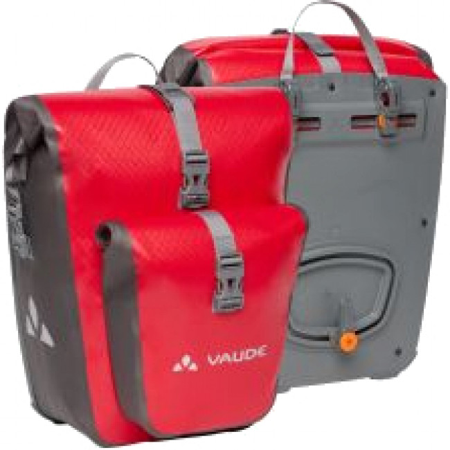 Vaude Aqua Back Plus, vedenpitävä pyörälaukku, punainen