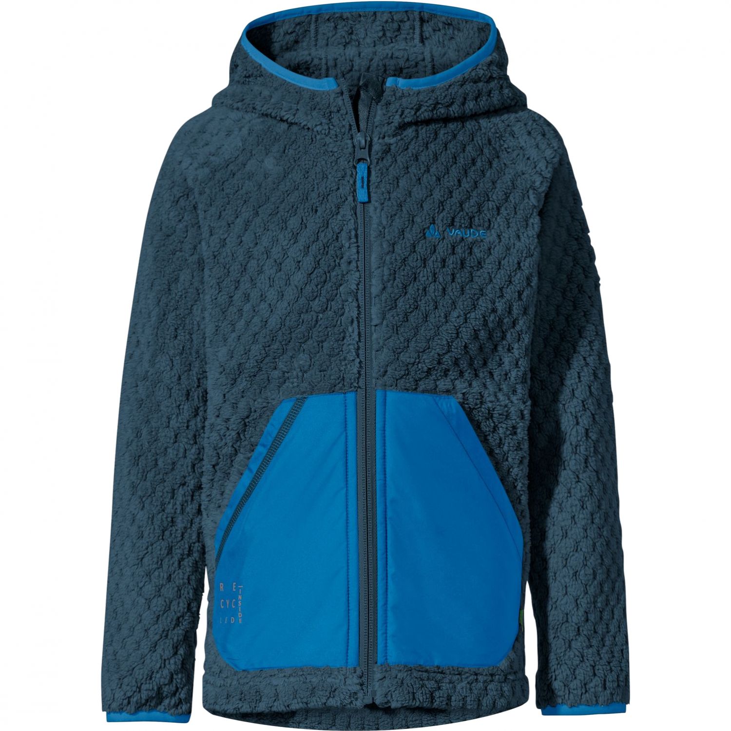 Vaude Kids Manukau Fleece Jacket, fleece-takki, sininen