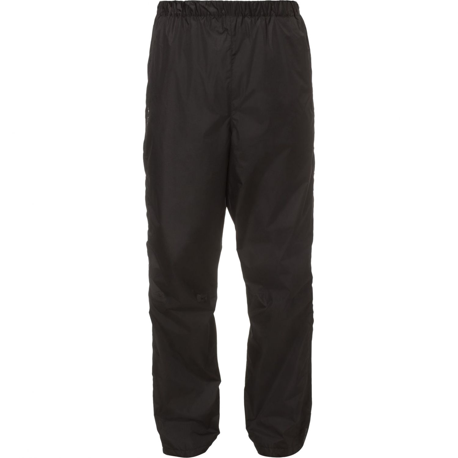 Vaude Men's Fluid Full-zip Pants II, sadehousut, musta